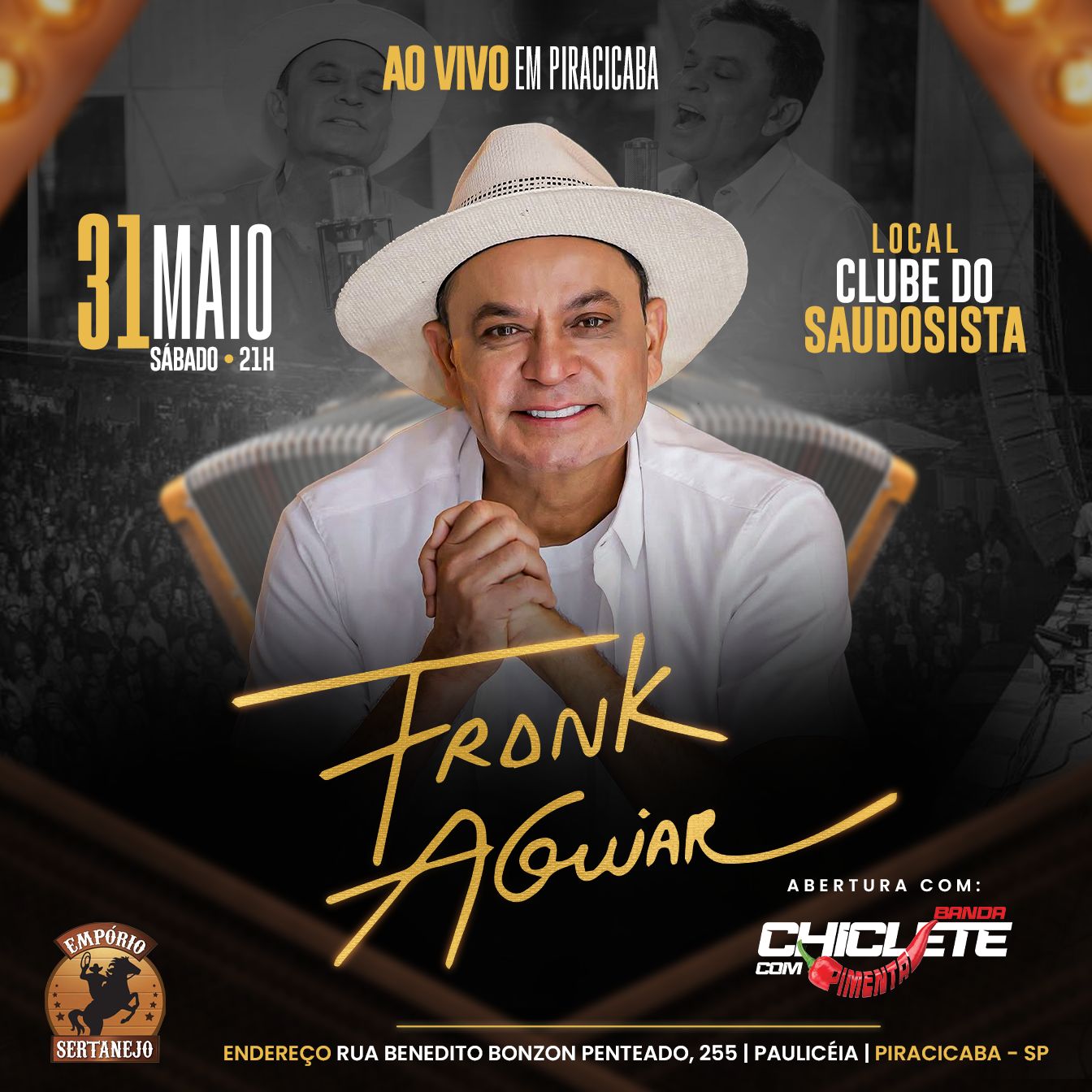 Frank Aguiar em Piracicaba