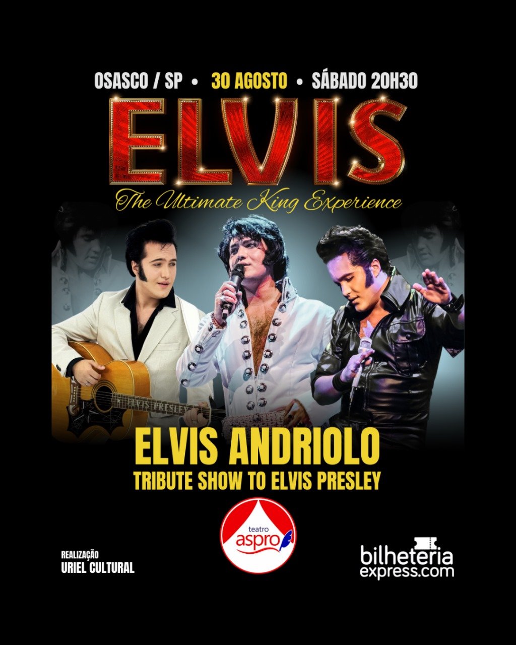 Elvis - The Ultimate King Experience em Osasco