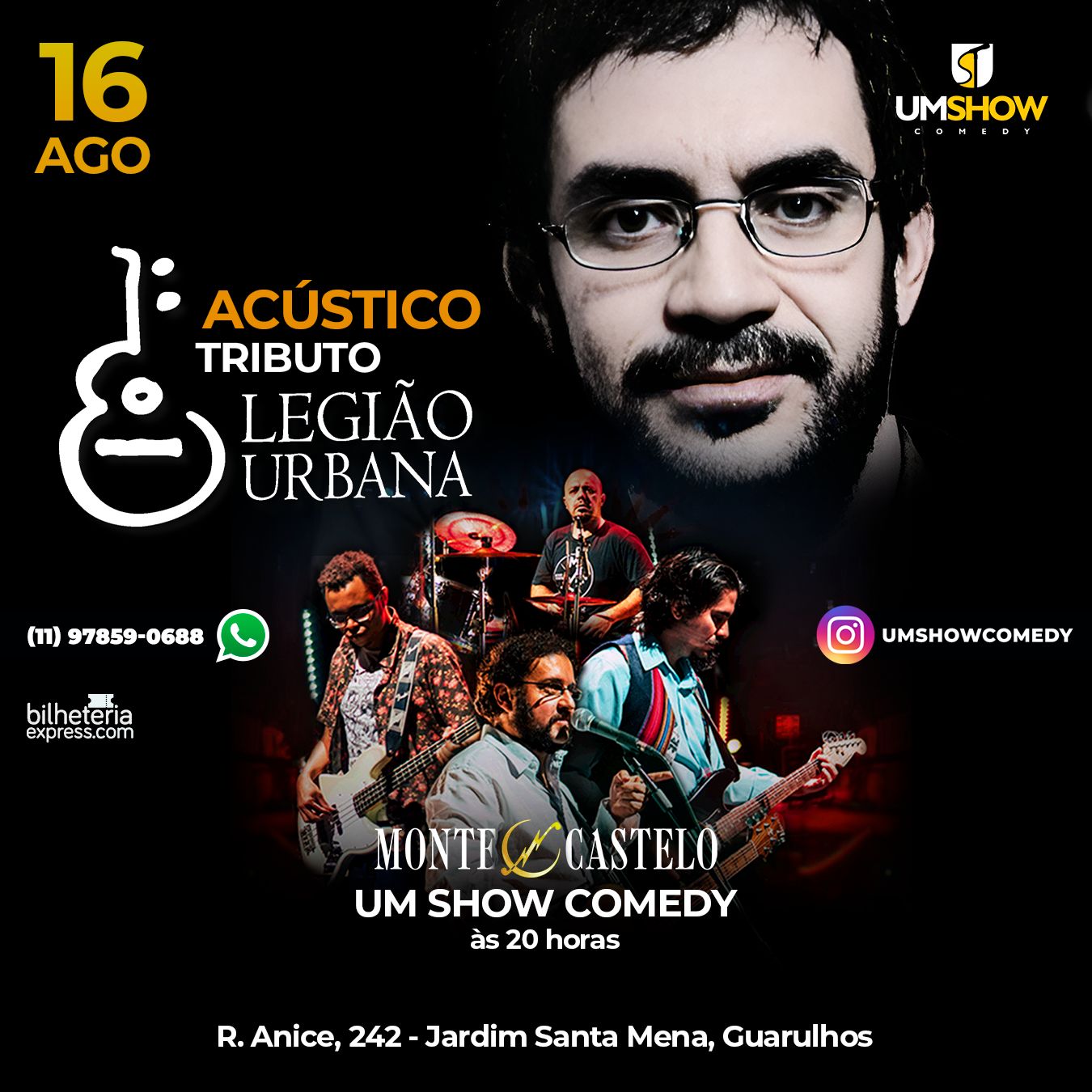 Tributo Legiao Urbana Acustico em Guarulhos