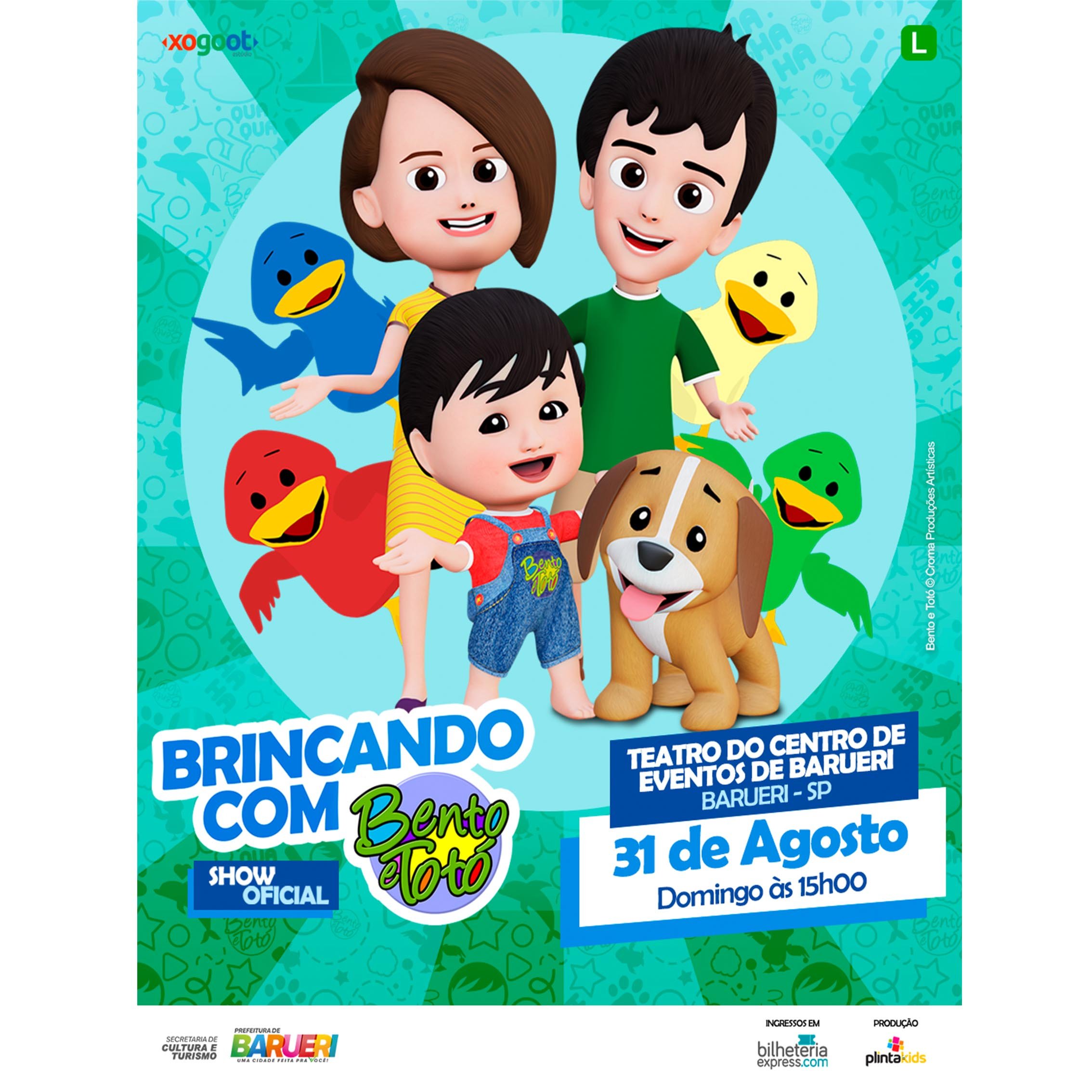 Brincando com Bento e Totó
