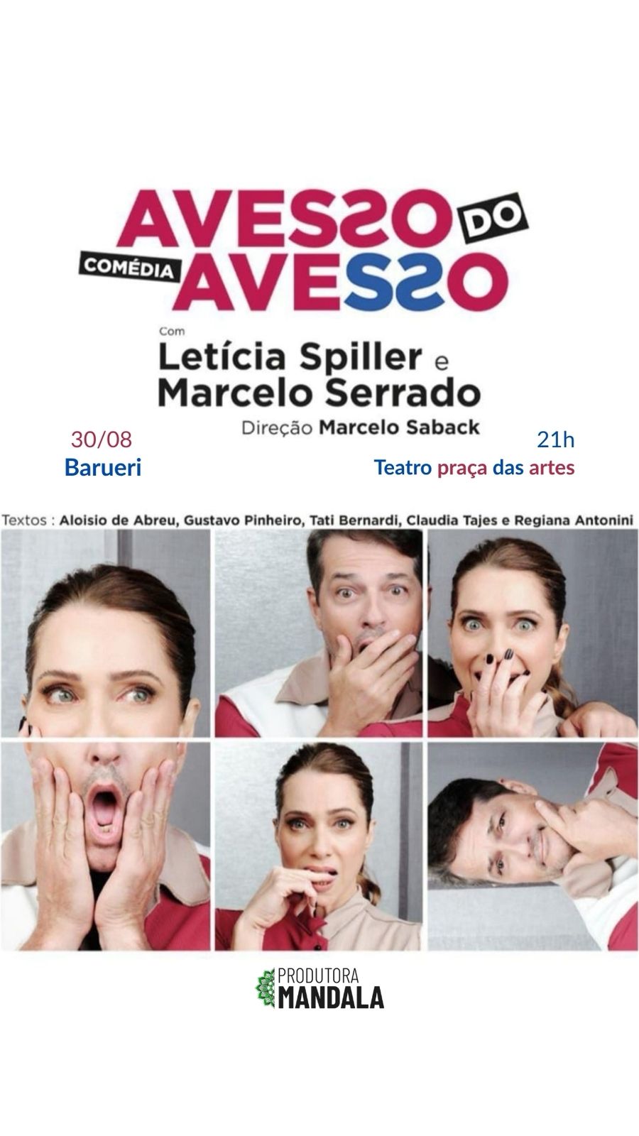 AVESSO DO AVESSO COM LETÍCIA SPILLER E MARCELO SERRADO