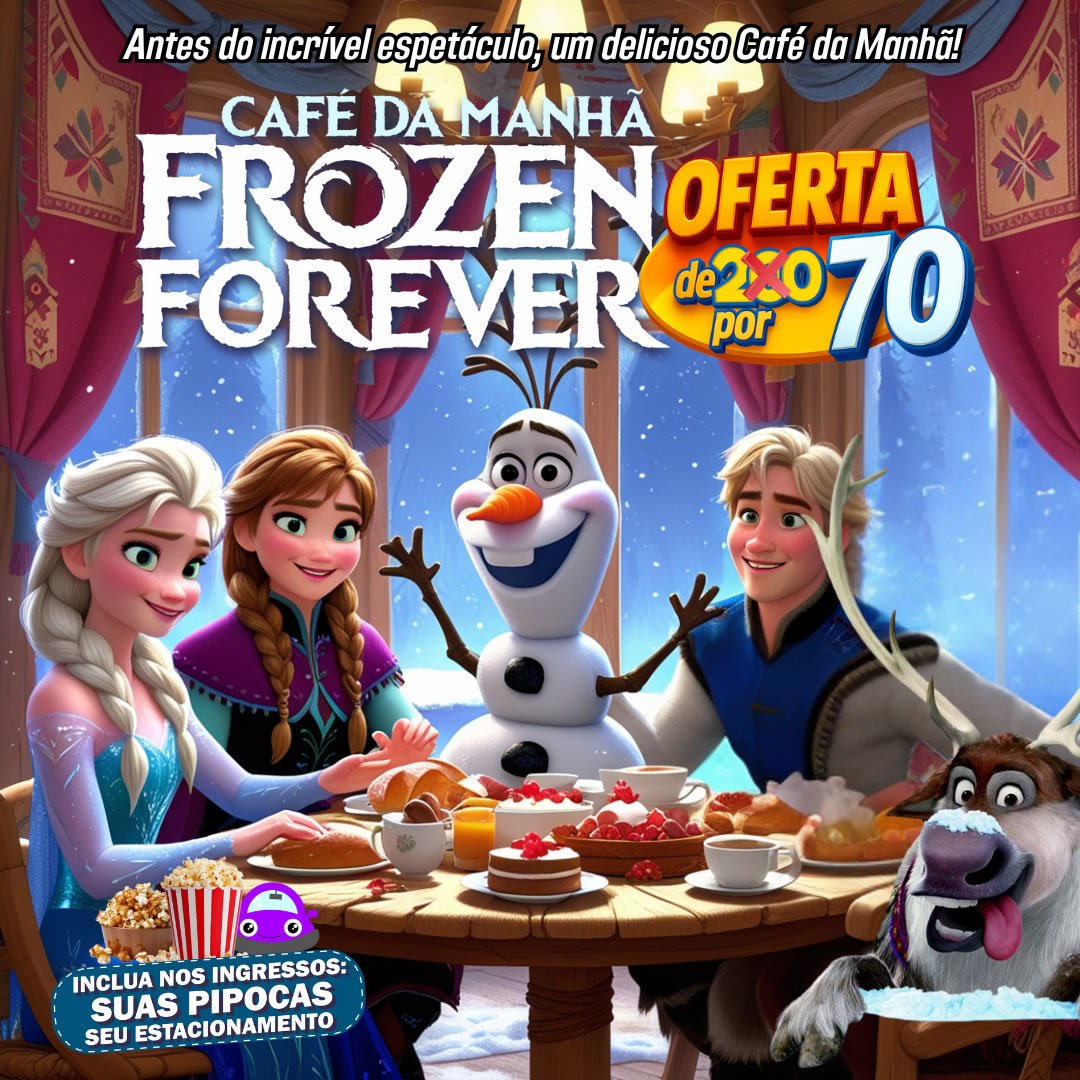 Café da Manhã Frozen Forever