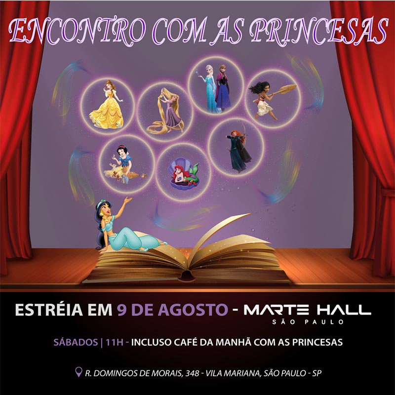 Café da Manhã Com As Princesas