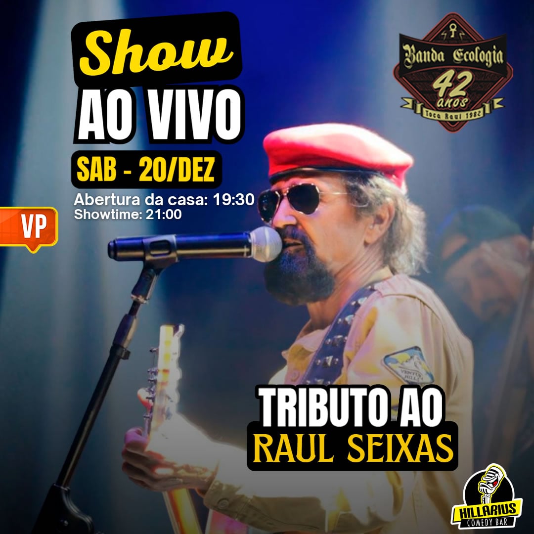 Tributo ao Raul Seixas - Show ao Vivo em São José dos Campos