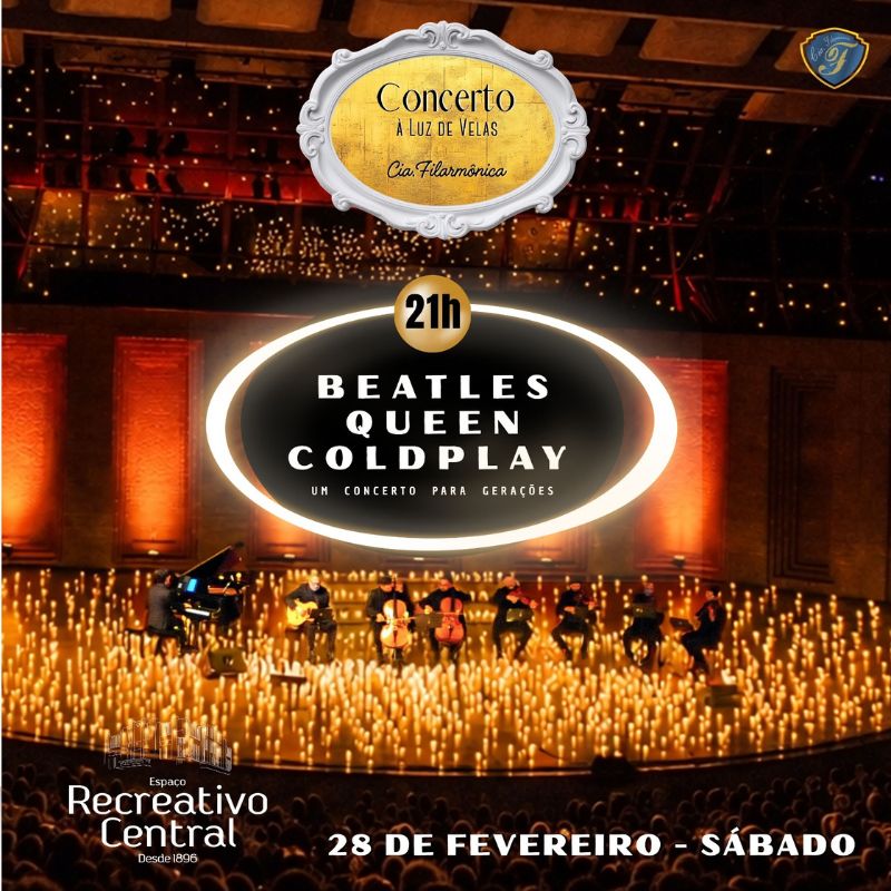 Concerto à Luz de Velas - Concerto para Gerações - Beatles - Queen - Coldplay em Sorocaba