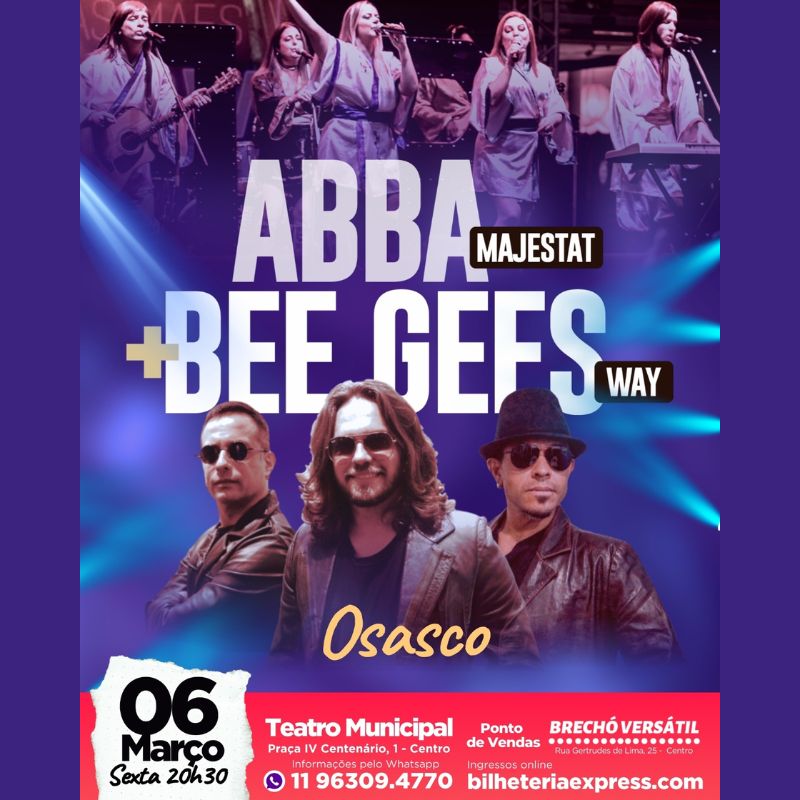 Abba + Bee Gees Show Tributo em Osasco