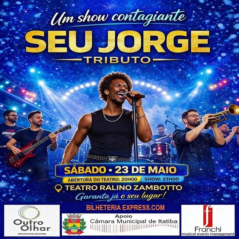 Seu Jorge Tributo - Um Show Contagiante em Itatiba