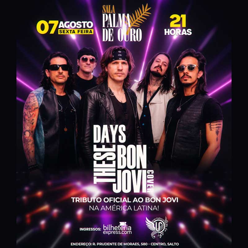 DTM・DAW BON JOVI Vol.2 MIDI YAMAHA EOS SMF GS These Days Bon Jovi Cover - ingressos - These Days Bon Jovi Cover