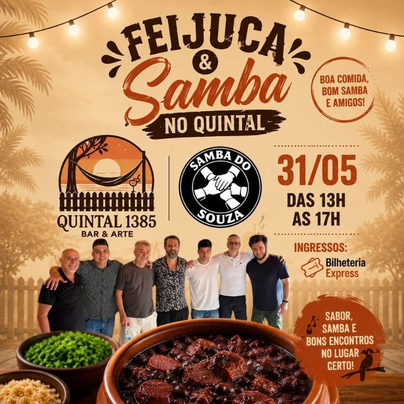 Feijuca & Samba no Quintal em São Paulo
