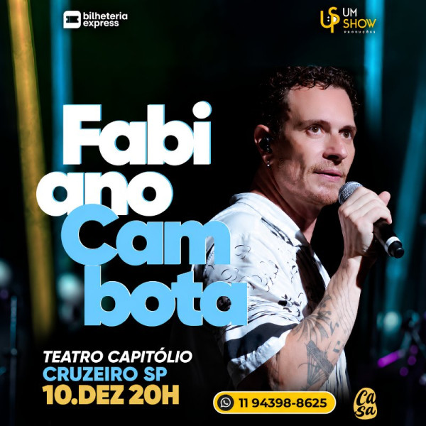 Fabiano Cambota em Cruzeiro