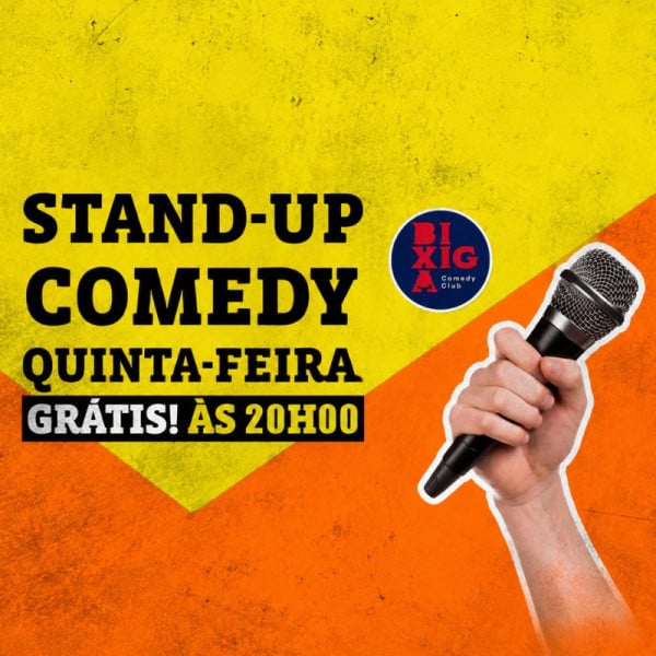 GRÁTIS - Quinta da Gargalhada 21h00 Stand Up Comedy