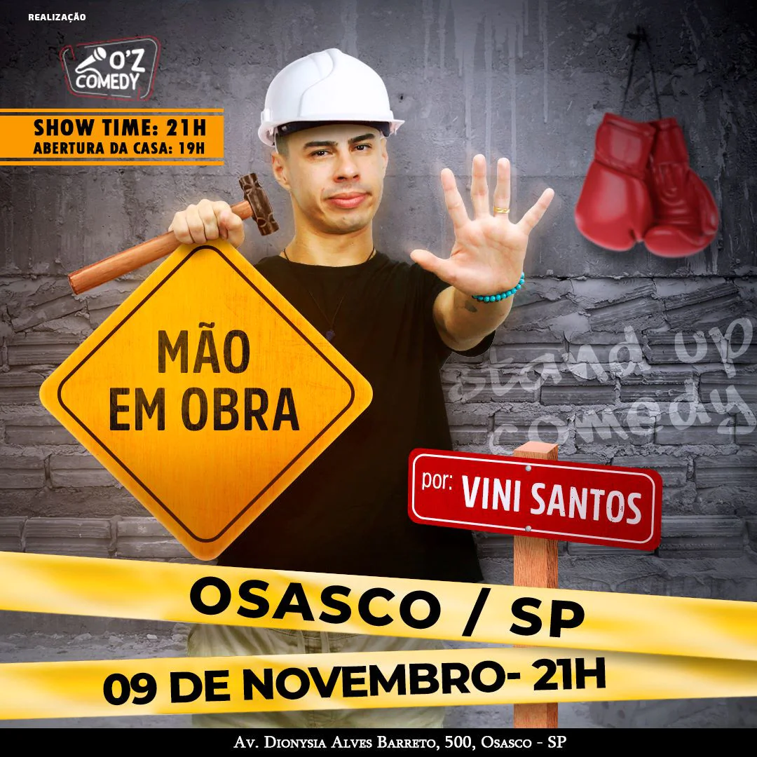 VINI SANTOS EM OSASCO - MÃO EM OBRA