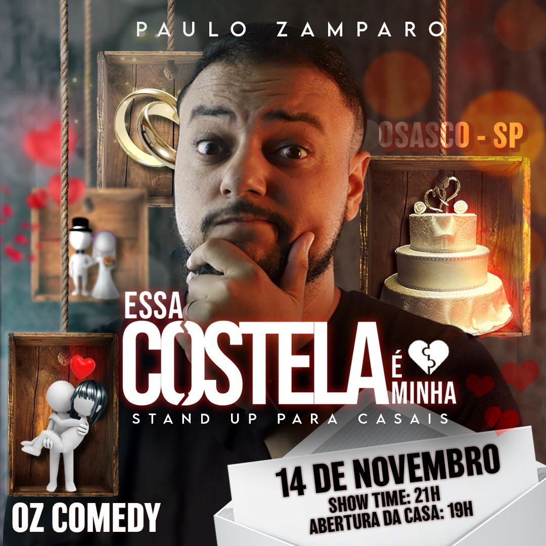 PAULO ZAMPARO EM OSASCO - ESSA COSTELA É MINHA