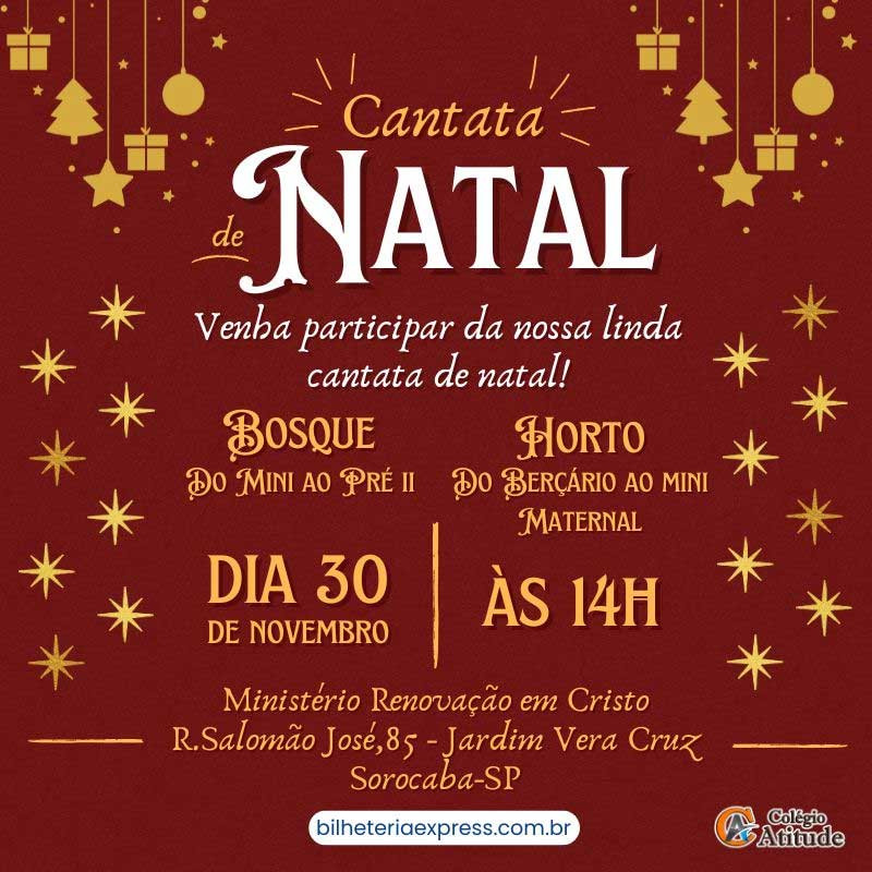 Cantata de Natal - 14h