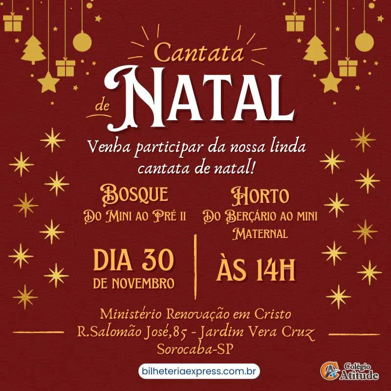 Cantata de Natal - 14h