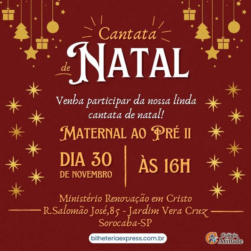 Cantata de Natal - 16h