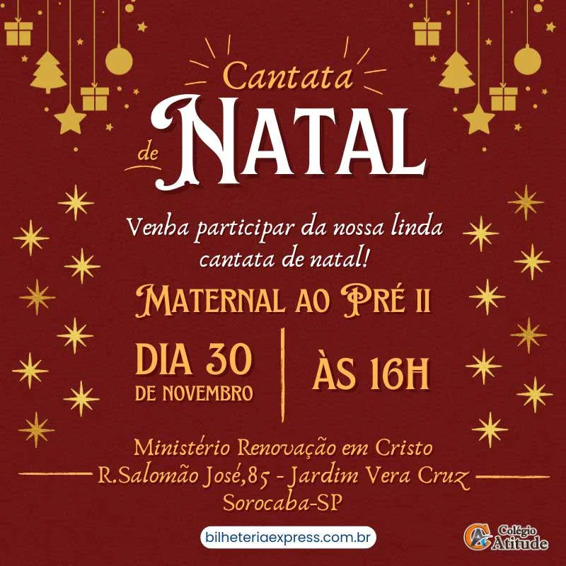 Cantata de Natal - 16h