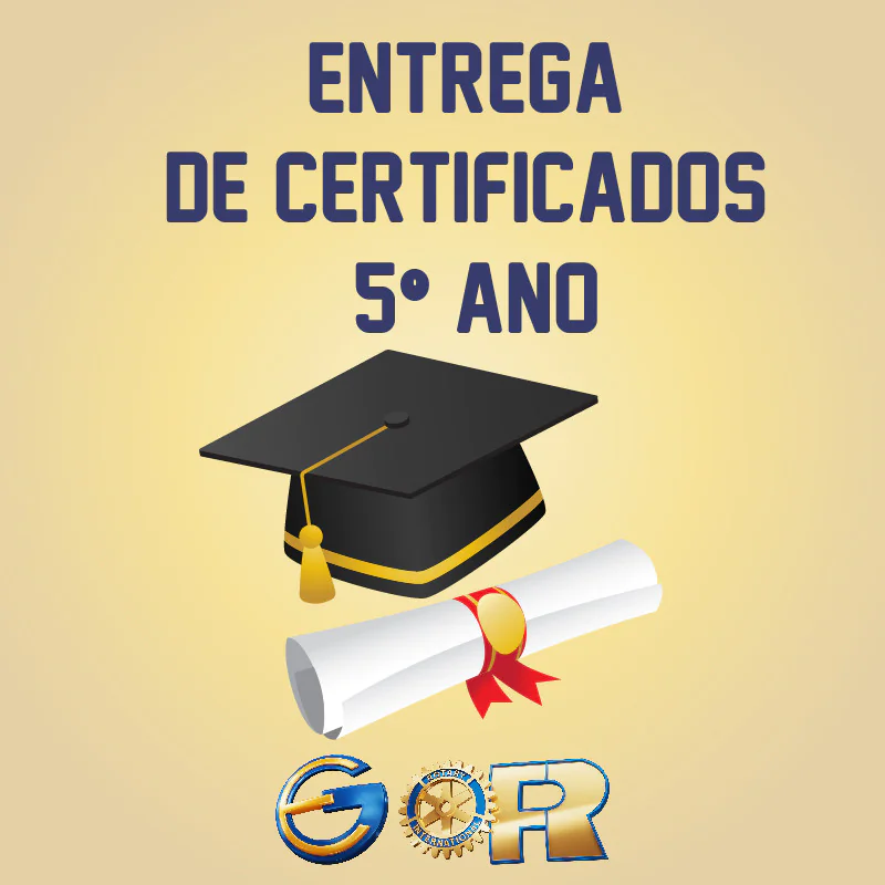 Entrega de Certificados - 5º ano