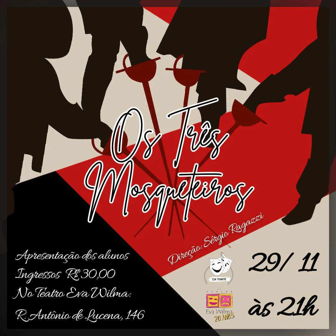 Os Três mosqueteiros - Escola Tearte