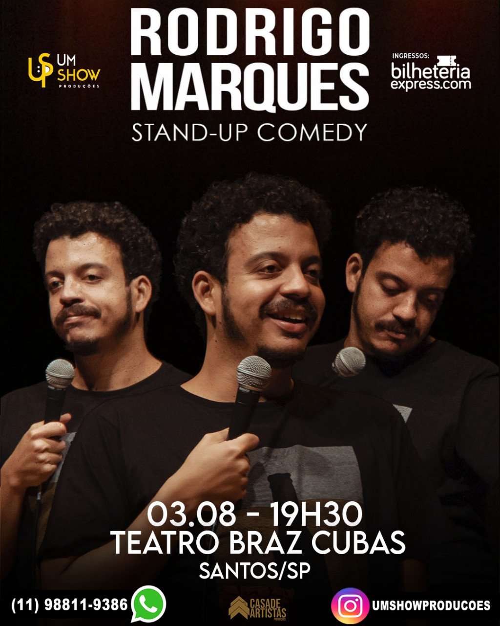 Rodrigo Marques em Santos