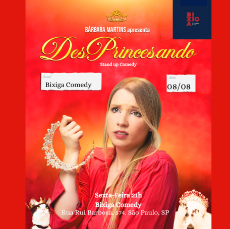 Barbara Martins em DesPrincesando Comédia Stand up