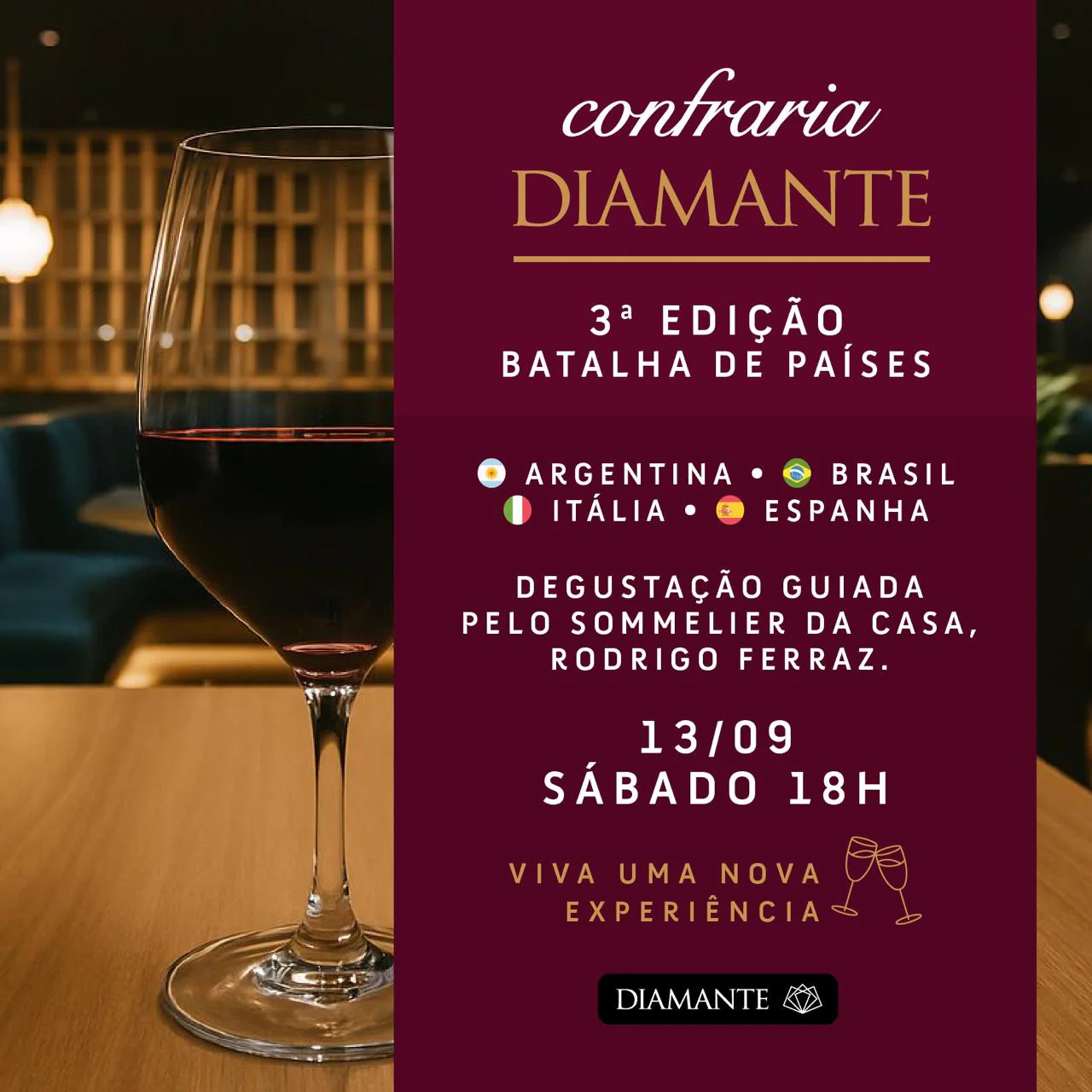 CONFRARIA DIAMANTE - Batalha de Países