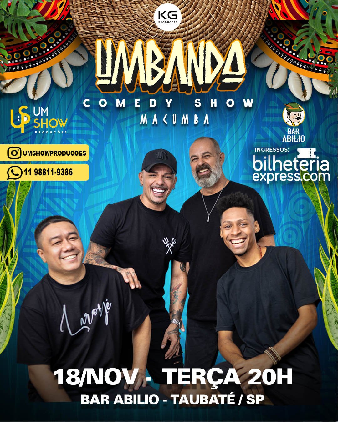 UMBANDA COMEDY EM TAUBATÉ