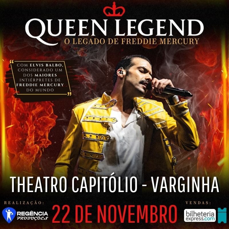 QUEEN Legend - O legado de FREDDIE MERCURY