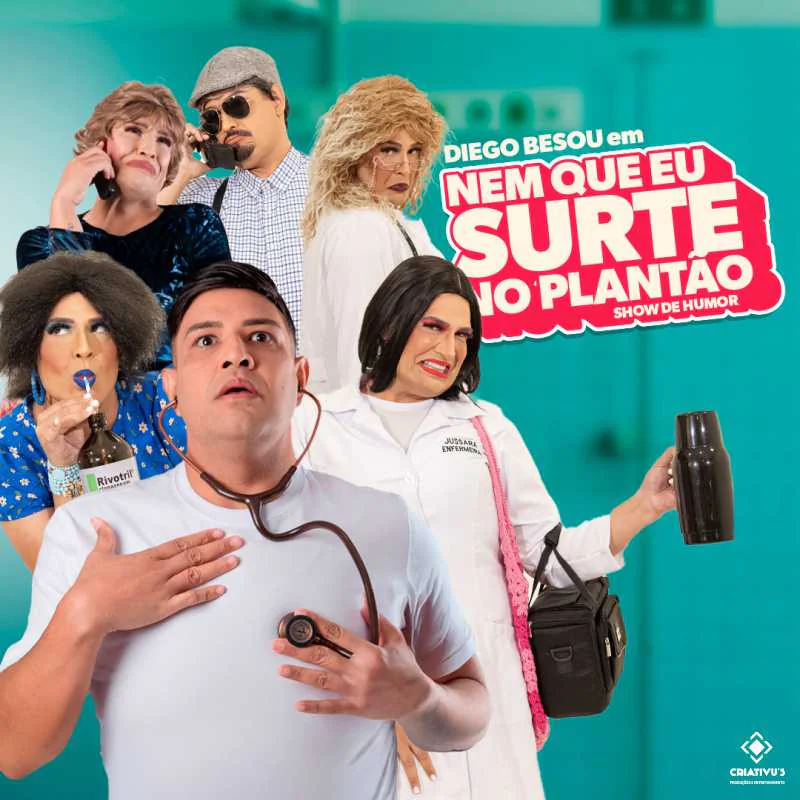 Diego Besou em São Caetano do Sul - Nem Que Eu Surte No Plantão