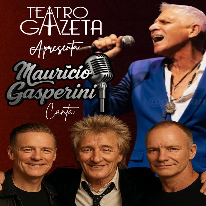MAURICIO GASPERINI - Canta Rod Stewart, Bryan Adams e Sting
