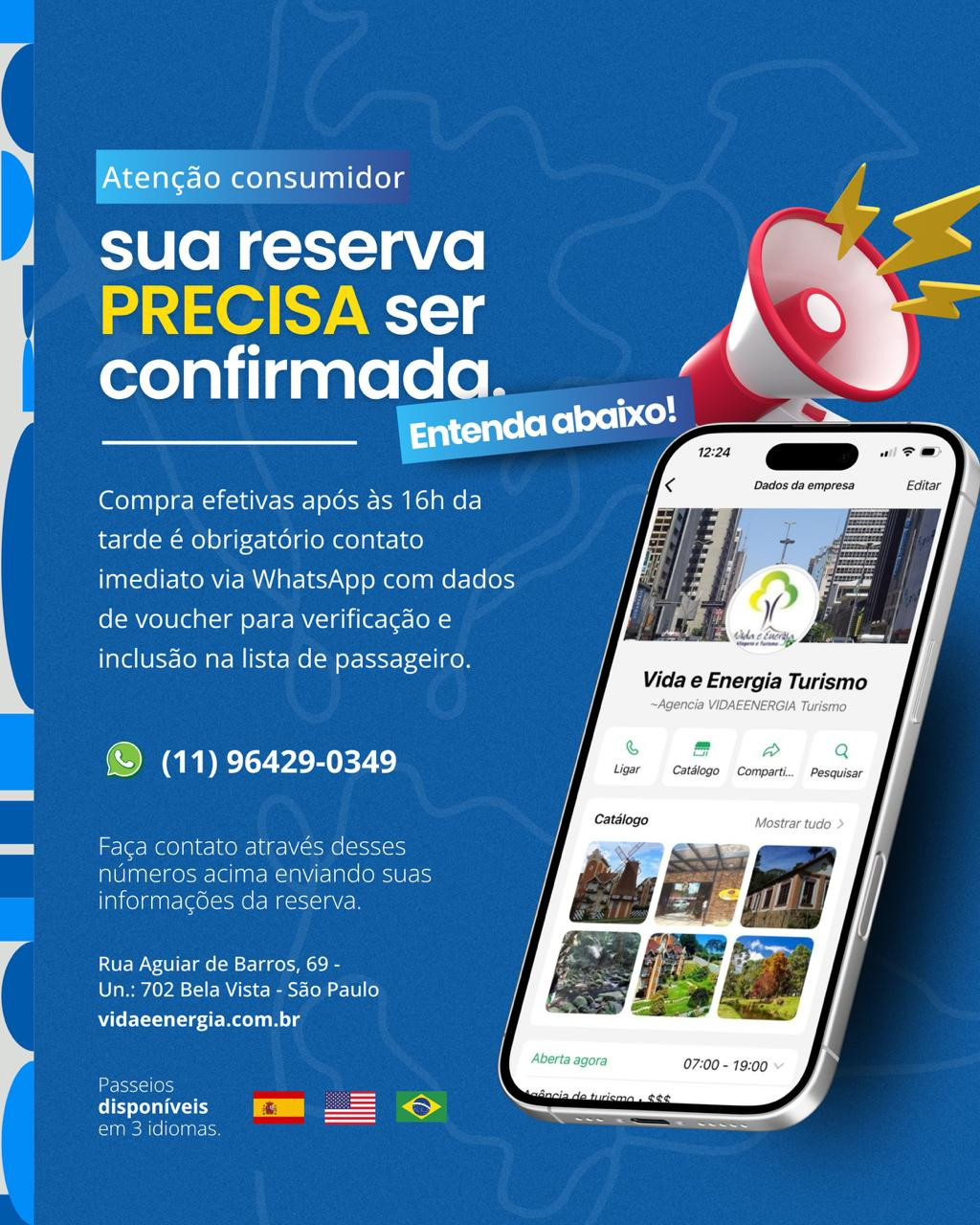 CITY TOUR - conheça SÃO PAULO / Duração: 5h - Saídas Regulares: Terça, Quinta e Sábado