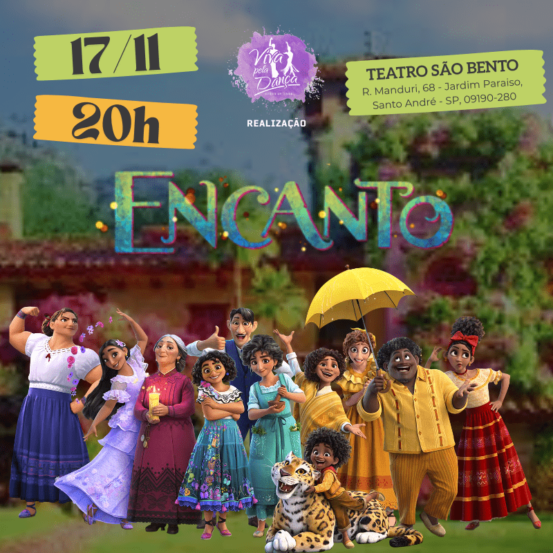 Espetáculo Estúdio Artístico Viva pela Dança - O Encanto 