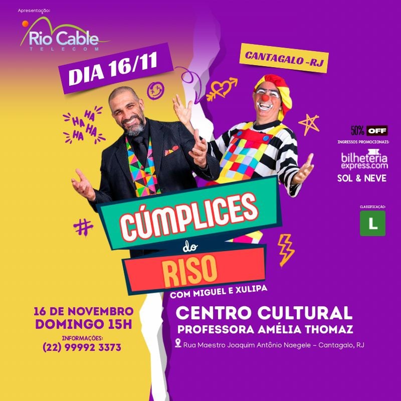 Espetáculo Cúmplices do Riso