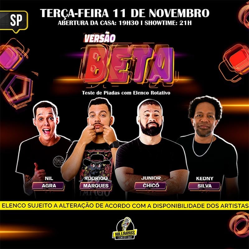 Nil Agra, Rodrigo Marques e Kedny Silva - Versão Beta