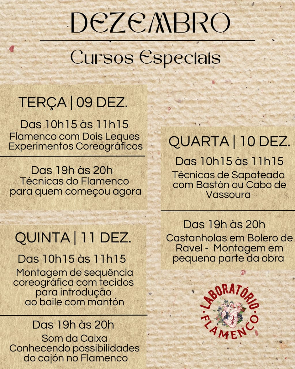 LABORATÓRIO FLAMENCO - CURSO ESPECIAL DE FLAMENCO