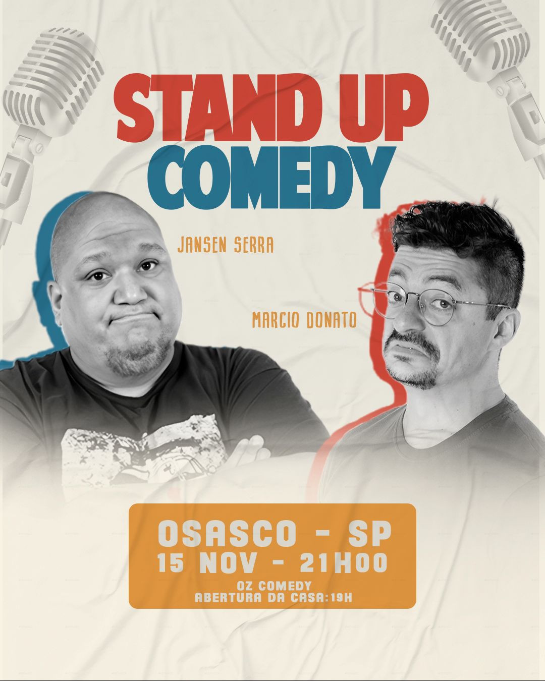 MARCIO DONATO E JANSEN SERRA - STAND UP COMEDY