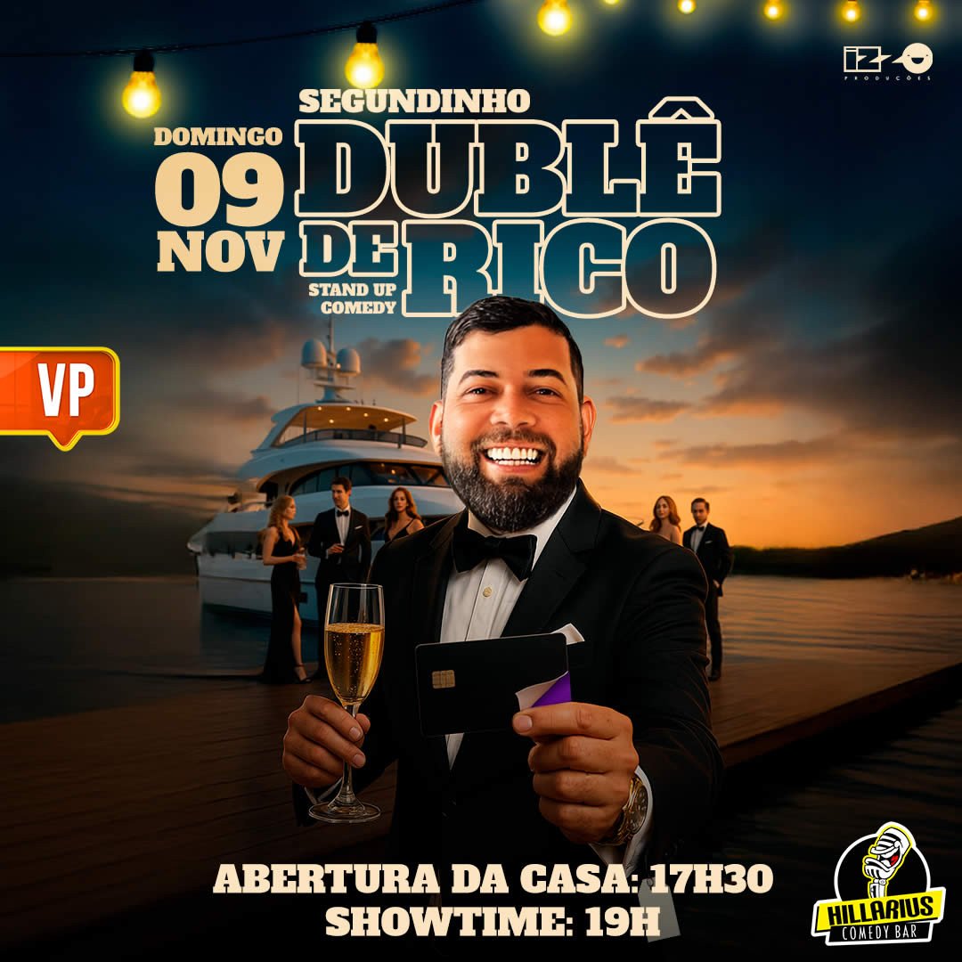 Segundinho - Dublê de Rico Stand Up Comedy