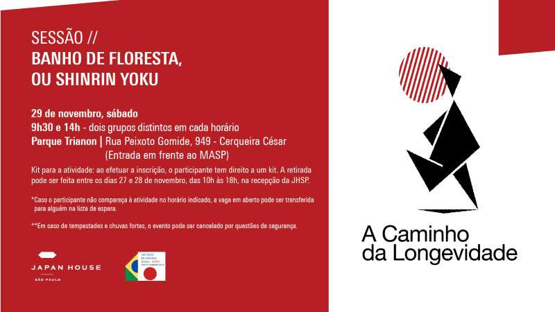Sessão - Banho de Floresta, ou shinrin yoku  