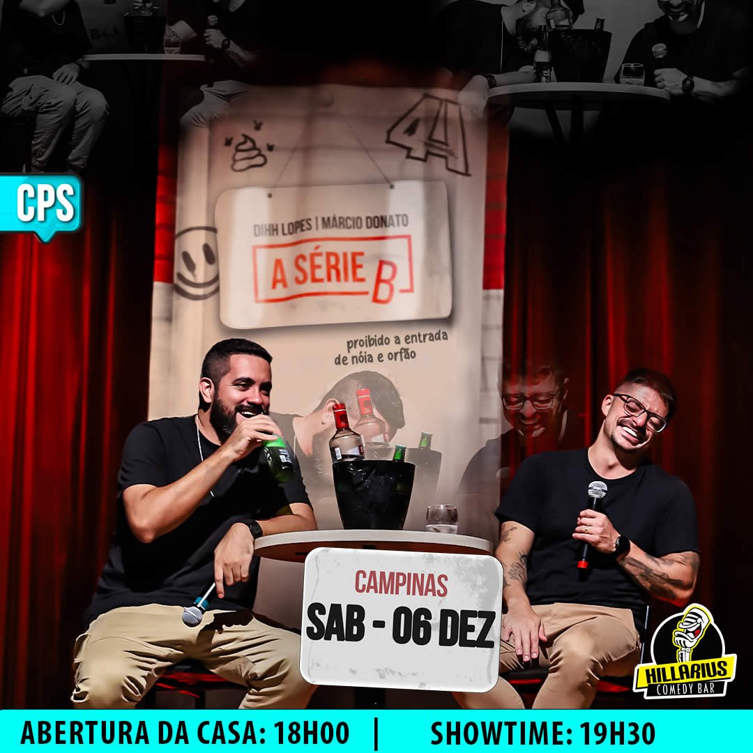 Marcio Donato e Dihh Lopes em Campinas - Série B