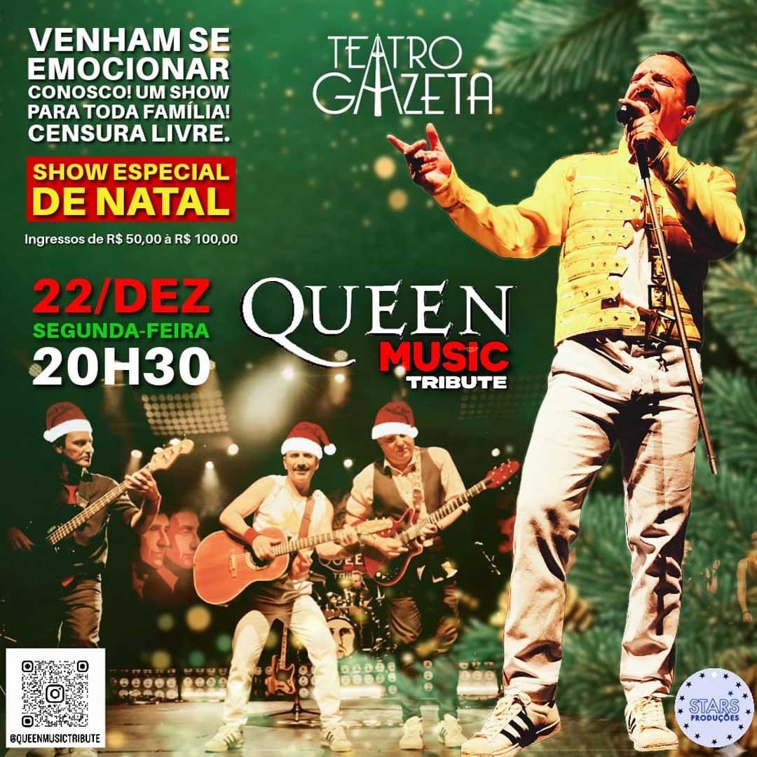 Queen Music Tribute - Show Especial de Natal