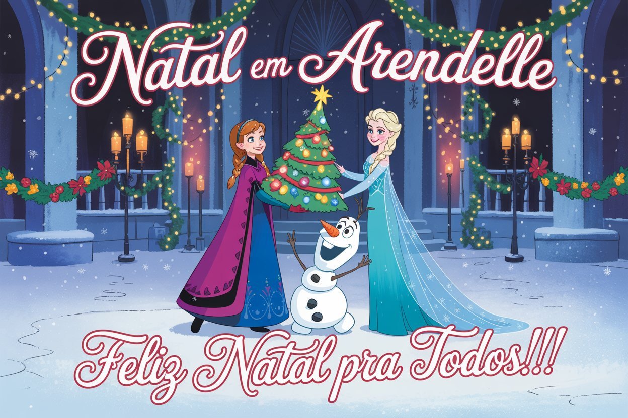 Natal em Arendelle No Teatro West Plaza