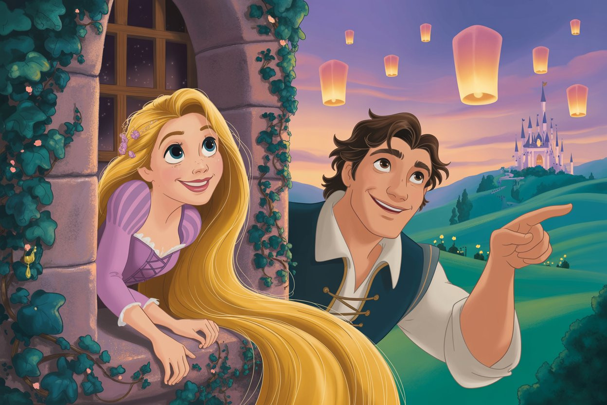 Uma aventura de Rapunzel no Teatro West Plaza