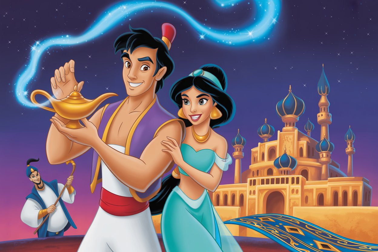 Aladdin e a Lâmpada Mágica no Teatro West Plaza