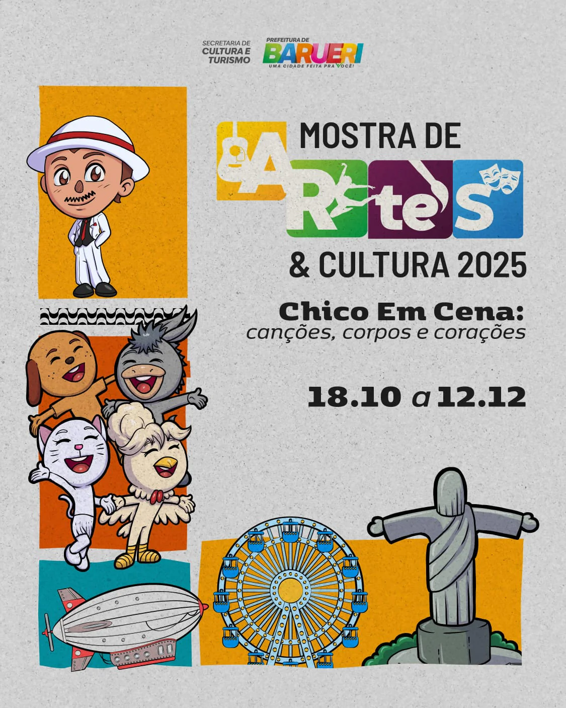 Chico em Cena:  Canções Corpos e Corações -  Oficina de Danças 