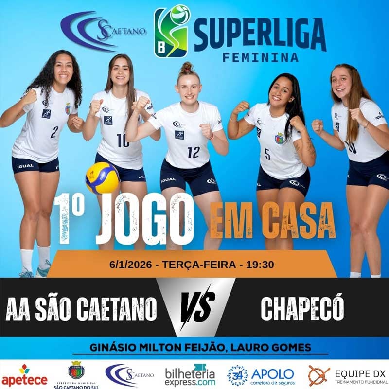 Jogo Superliga B Feminina de Vôlei - SCS X CHAPECÓ