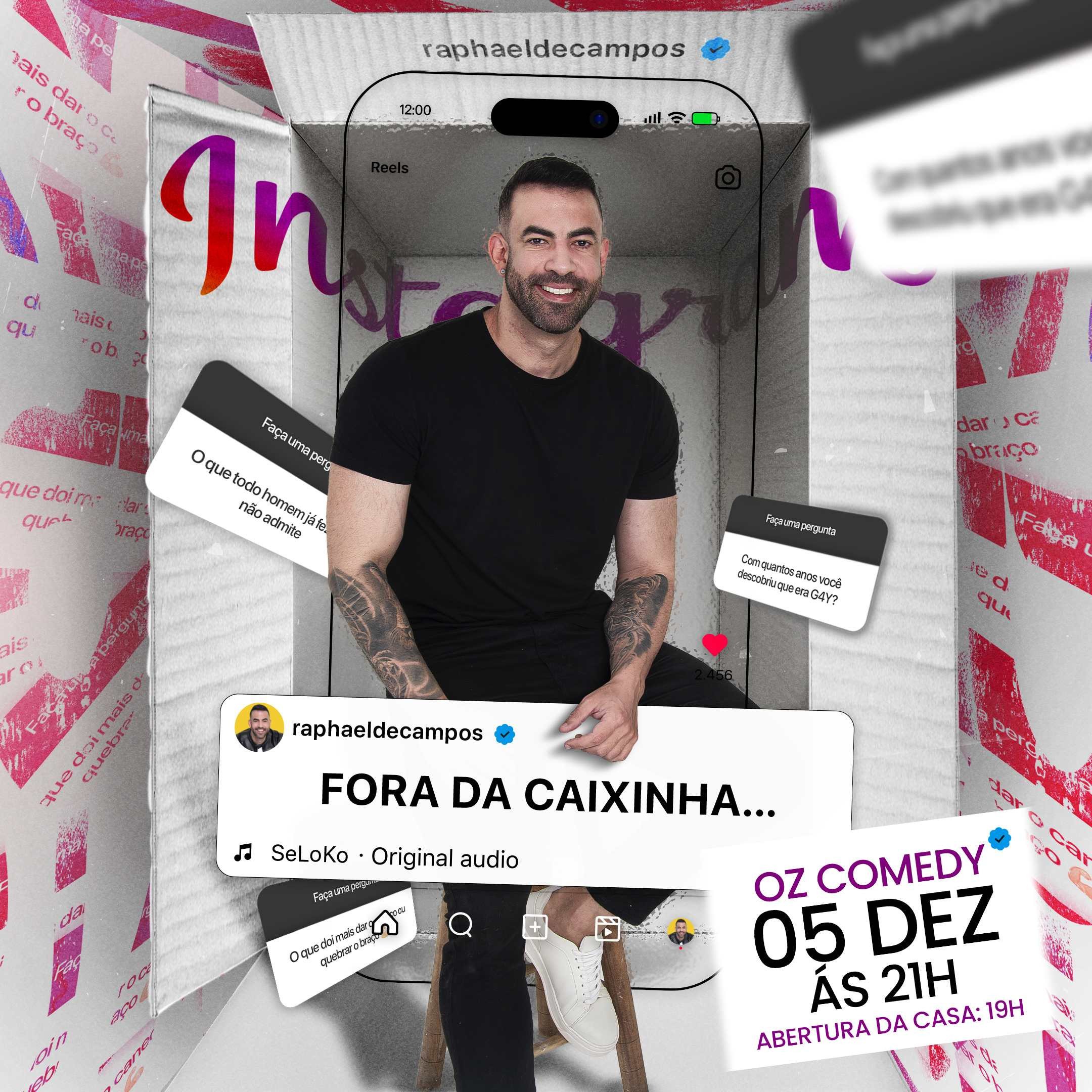 RAPHAEL DE CAMPOS EM OSASCO - FORA DA CAIXINHA