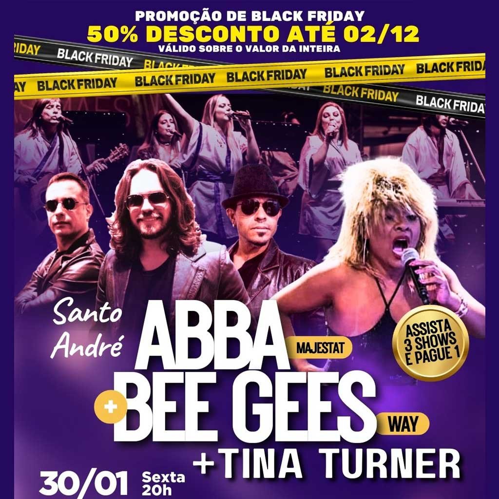 Abba + Bee Gees Show Tributo em Santo André