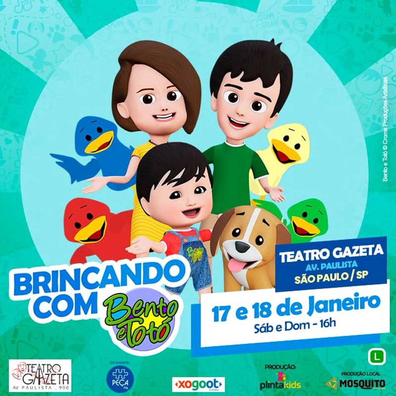 Bincando com Bento e Totó