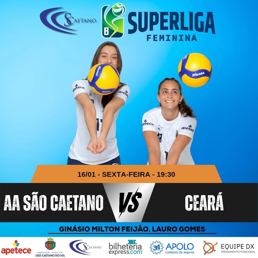 Jogo Superliga B Feminina de Vôlei - SCS X CEARÁ