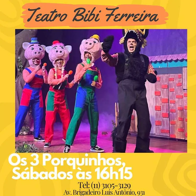 OS TRÊS PORQUINHOS, O MUSICAL